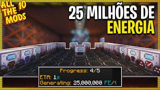 25 MILHÕES POR TICK COM O REATOR DE ENERGIA MYCELIAL ! ATM 10 Minecraft Modpack #30