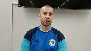 Futsal reprezentativac Nermin Kahvedžić uoči utakmice sa Gruzijom