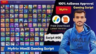 Myfriv Html5 Gaming Script | AdSense Approval Game Script 2025