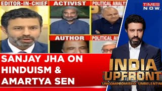 Rahul Shivshankar Rebukes Sanjay Jha On Hinduism, Amartya Sen \u0026 Politics | English News