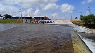 CANAL  FRANSATOFICIAL NO AÇUDE DE FORQUILHA