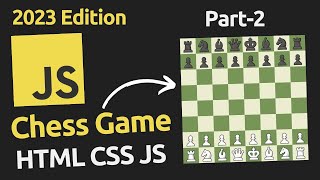 Create Chess with HTML, CSS & Javascript | Part-2 | Javascript Project Tutorial in hindi #javascript