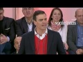 pedro sánchez “mi compromiso es un psoe limpio ganador y que cree empleo digno y bienestar”