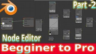 Blender tutorial node editor tutorial beginner to pro part -2