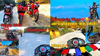 Unplanned Ride🔥Ktm-Jarsighpauwa(Melamchi) @rajtamang9919 NS200/RS200/Apache RTR160