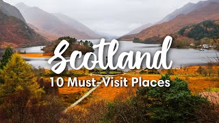 SCOTLAND TRAVEL (2023) | 10 Beautiful Places To Visit In Scotland (+ Itinerary Suggestions!)