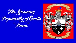 The Growing Popularity of Curtis "Poem"