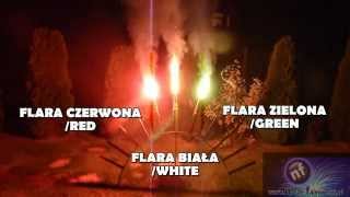 Flara Czerwona/ Biała/ Zielona 60 sekund