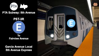 PTA Subway: Operating a PST-3R (E) Express Train to Fairview Avenue  [ 2023 ]