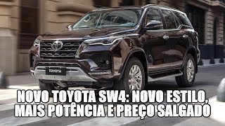 Novo Toyota SW4: novo estilo, mais potência e preço salgado