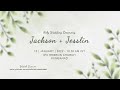 WEDDING CEREMONY | JACKSON + JESSLIN  | REALTIME LIVE WEBCAST