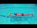 5 drills for swimming smooth freestyle technique. legs sink solution