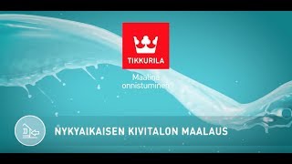 Nykyaikaisen kivitalon maalaus