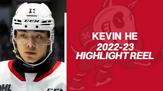 Kevin He (Niagara IceDogs): 2022-23 OHL Highlights