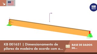 [EN] KB 001631 | Dimensionamento de pilares de madeira de acordo com a norma NDS 2018