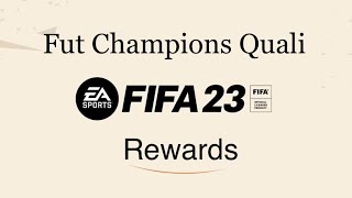 Fifa23 / Fut Champions / Quali / Rewards / PS5