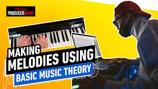 How To Make Melodies Using BASIC MUSIC THEORY | Fl Studio Tutorial & Cookup | Music Theory