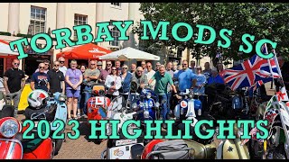 Torbay Mods Scooter Club highlights of ride outs & events in 2023 (not rallies like Woolacombe etc)