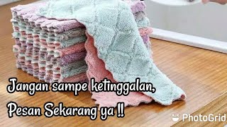 REVIEW | LAP MICROFIBER ANTI MINYAK | LAP DAPUR VIRAL