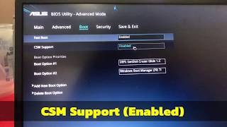 Set Boot USB ASUS Notebook Set bios Rom boot