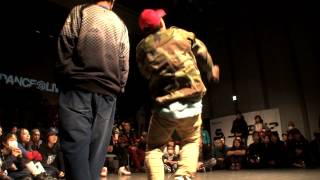 CHU(sinario)vs YASS(Beat Buddy Boi) DANCE@LIVE 2014 HIPHOP KANSAI CHARISMAX【PLAY OFF】