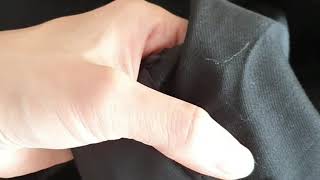 감침질 | 세발뜨기 하는 법 | 코트 시접 처리하기 |How to sew a catch stitch