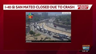 Crash at Interstate 40 closes westbound traffic in Albuquerque