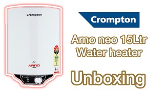 Crompton Greaves Arno neo 15 ltr Water heater ( geyser ) #crompton #arnoneo #cromptonwaterheater