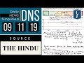 Daily News Simplified 09-11-19 (The Hindu Newspaper - Current Affairs - Analysis for UPSC/IAS Exam)