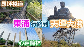 東涌站行路到天壇大佛 | 天壇大佛 | 昂坪棧道 | 昂坪360救援徑 | 心經簡林 | 昂坪市集 | 天壇大佛之如來如去展覽館 | 經東澳古道