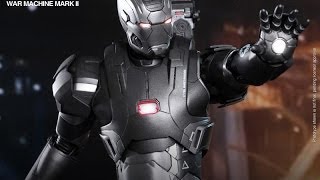Iron Man 3 Hot Toys War Machine Mark II Diecast Movie Masterpiece 1/6 Scale Figure Review