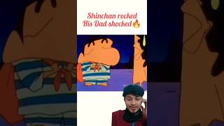 Shinchan rocked his Dad shocked🔥 #shinchan​ #sigma​ #shinchan #funny #comedy #cartoon