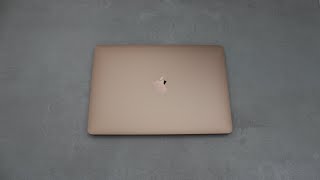 Apple Macbook Air M1 Gold \\ Unboxing \u0026 First Start