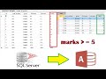 sql tutorial: export data from sql to access using Query