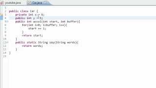 Java Tutorial 14: The Private Modifier