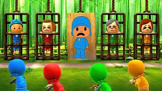 Wii Party U Minigames - Pocoyo Vs Master Cpu | Don't Miss The Surprise Ending Scene