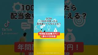 【年間配当金●万円！夢の不労所得】SCSK(9719)100万円買ったら配当金いくらもらえる？#SCSK #株価 #売上高 #営業利益 #配当金 #配当性向 #不労所得 #配当利回り #shorts