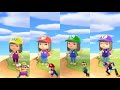 あつ森でマリオファミリー！マイデザインproエディタで作りました！【あつまれどうぶつの森】