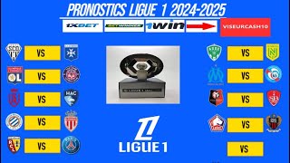 Pronostic Foot LIGUE1: Les 9 meilleurs pronostics ( LIGUE1  2024-2025)