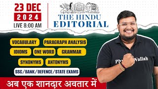 The Hindu Editorial Today | 23 December 2024 | The Hindu Analysis | The Hindu Vocab by Bhragu Sir