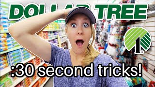 GENIUS :30 SECOND DOLLAR TREE HOME SECRETS! (you need to try now!) 😱