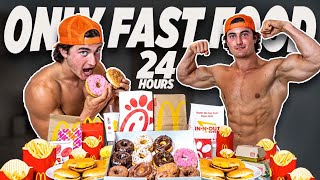 I ONLY ATE FAST FOOD FOR 24 HOURS | EPIC HIGH CALORIE CHEAT DAY