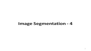 Image Segmentation 4