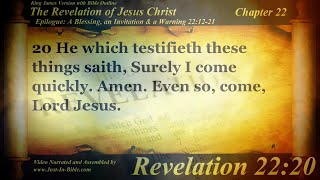 The Revelation of Jesus Christ Chapter 22 - Bible Book #66 - The Holy Bible KJV Read Along
