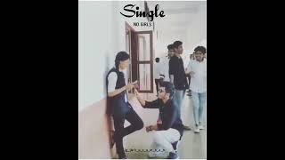 💯No Girls Single Life💥 Best Whatsaap 💢Status Funny Jai baba ki👌https://youtube.com/@importanttak01