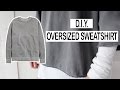 DIY OVERSIZED SWEATER | MEN'S FASHION