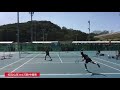 【2019王座 3決 d2】山尾玲貴 松田康希 関大 vs 中屋敷勇人 河野甲斐 近大 2019年度 全日本大学対抗テニス王座決定試合 3位決定戦