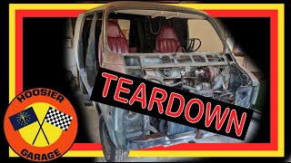 72 Dodge Van Front Teardown - Hoosier Garage