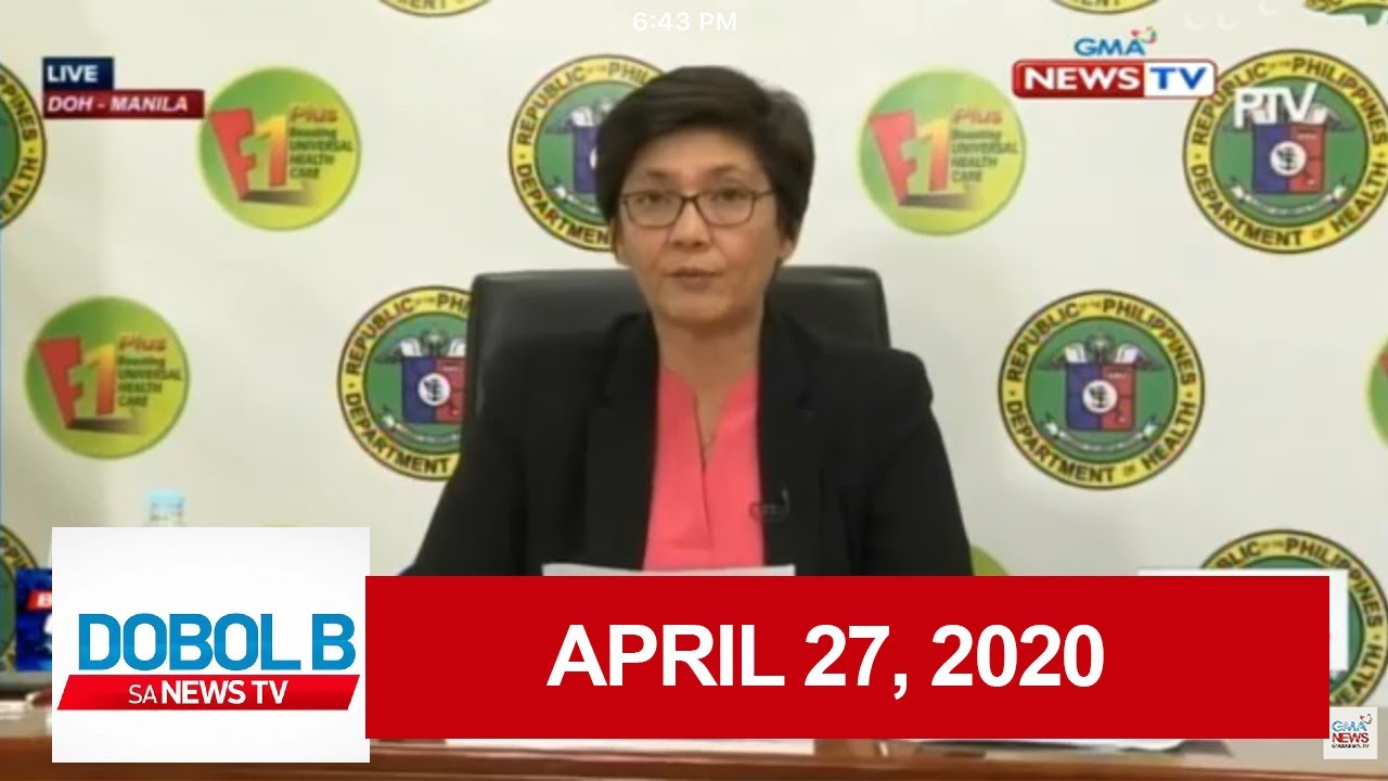 Dobol B Sa News TV Livestream: April 27, 2020 | Replay - YouTube