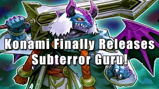 Konami Finally Releases Subterror Guru!